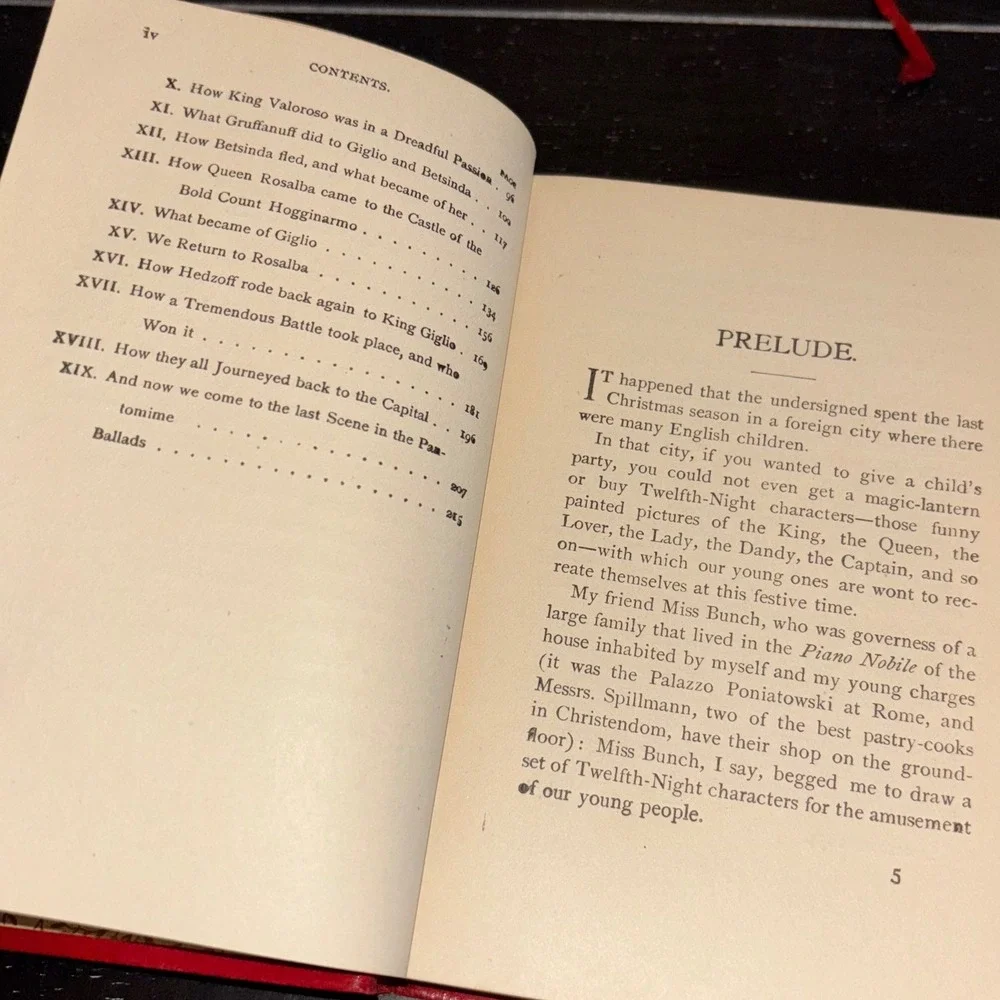The Rose‎ and Ring and Ballads | W. M. Thackeray Hurst & Company | Antique